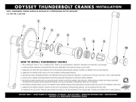 Odyssey BMX "Thunderbolt DJ" MTB Crank