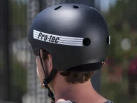 ProTec "Old School Low Pro" BMX Helmet - Matte Black (Certified)
