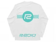 Radio Bikes "Checker" Longsleeve - White