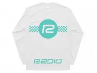 Radio Bikes "Checker" Longsleeve - White