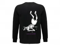 Skilldash "Wotrh The Trouble Crew Sweater" Pullover - Black