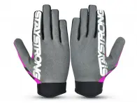 Stay Strong "Chev Stripe" Gloves - Pink