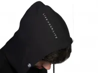 Stay Strong "Cut Stripe" Hooded Pullover - Black/Grey