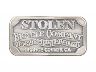Stolen BMX "Small Crest Flat" Oberrohr Badge