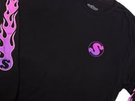 Sunday Bikes "Flame" Longsleeve - Black/Purple