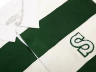 Sunday Bikes "Rugby" Longsleeve - Off White/Forest Green