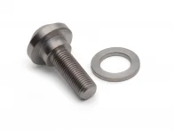 TLC Bikes "Metric Titanium 10mm (3/8") Female" Naben Schraube
