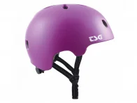 TSG "Meta Solid Color" BMX Helm - Satin Purple Magic