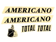 Total BMX "Americano" Frame Stickerset