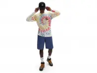 Vans "All Seeing" Longsleeve - Space Dye White