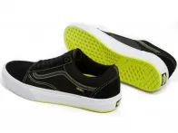 Vans "BMX Old Skool" Shoes - Black/Neon Yellow