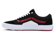 Vans "BMX Old Skool" Shoes - Marble Red/Black/White