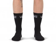 Vans "Classic Crew" Socks (3 Pair) - Black/White