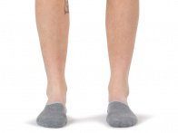 Vans "Classic Super No Show" Socks (3 Pair) - Grey/Black