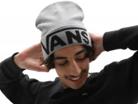 Vans "Drop V Tall" Beanie - Heather Grey