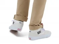 Vans "Skate Half Cab" Shoes - White/Black