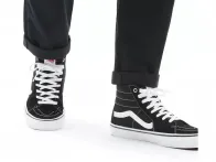 Vans "Skate Sk8-Hi" Shoes - Black/White