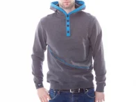 Chico Clothing "Buttoner" Hooded Pullover