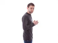 Chico Clothing "Pops grau/schwarz/blau" Longsleeve