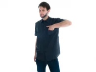 Chico Clothing "Fil A Fil" Hemd schwarz