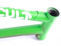 Cult "Biggie" BMX Frame - Green/Brown (Alex Kennedy)