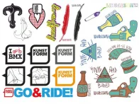 kunstform?! "Stickerset 2012"