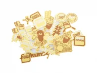 kunstform "Hate?Love!" Stickerset