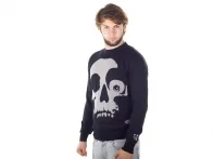 Stereo Panda "Skull Intersia" Pullover