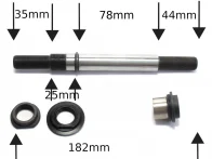 wethepeople "Helix Freecoaster" Axle + Cone