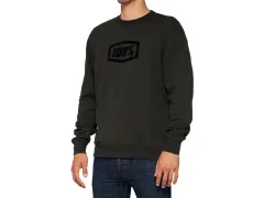 100 Percent "Avalanche Crewneck" Pullover - Light Black