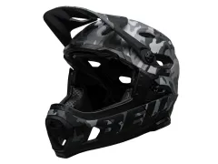 Bell "Super DH" Spherical Fullface Helmet - Matte Gloss Black Camo