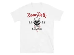 Bone Deth "Team Vintage" T-Shirt - White/Red