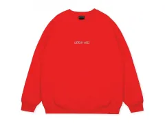 Doomed Brand "Doomerton Sweater" Pullover - Red
