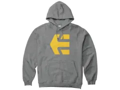 Etnies "Classic Icon" Hooded Pullover - Grey/Grey/Yellow