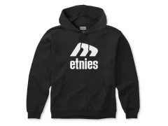 Etnies "Icon E" Hooded Pullover - Black/White