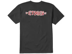 Etnies "Rebel E Tee" T-Shirt - Black/Red