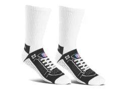 Etnies X SLB "Crew" Socks - White/Black