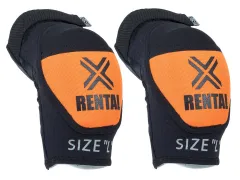 FUSE "Alpha Rental" Elbow Pads - Black/Orange