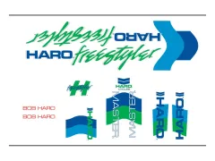 Haro Bikes "1985 Master" Sticker Set