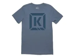 Kink Bikes "Represent" T-Shirt - Steel Blue