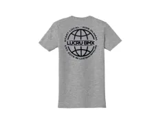 LucruBMX "Global" T-Shirt - Heather Grey (Kids)