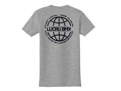 LucruBMX "Global" T-Shirt - Heather Grey