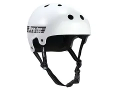 ProTec "Old School Low Pro" BMX Helmet - Gloss White (Certifed)