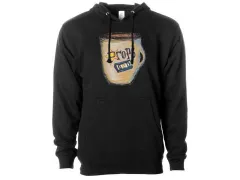 Props "Coffee & VHS" Hooded Sweater Pullover - Black