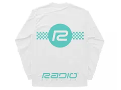 Radio Bikes "Checker" Longsleeve - White