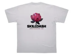 Skilldash "Thrive Lotus" T-Shirt - White