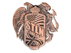 Stolen BMX "10 Year Crest Flat" Steuerrohr Badge