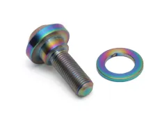 TLC Bikes "Metric Titanium 10mm (3/8")  Female" Hub Bolt