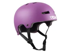 TSG "Evolution Solid Colors" BMX Helmet - Satin Purplemagic