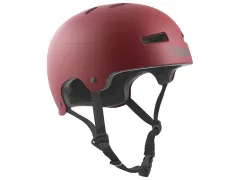 TSG "Evolution Solid Colors" BMX Helmet - Satin Oxblood